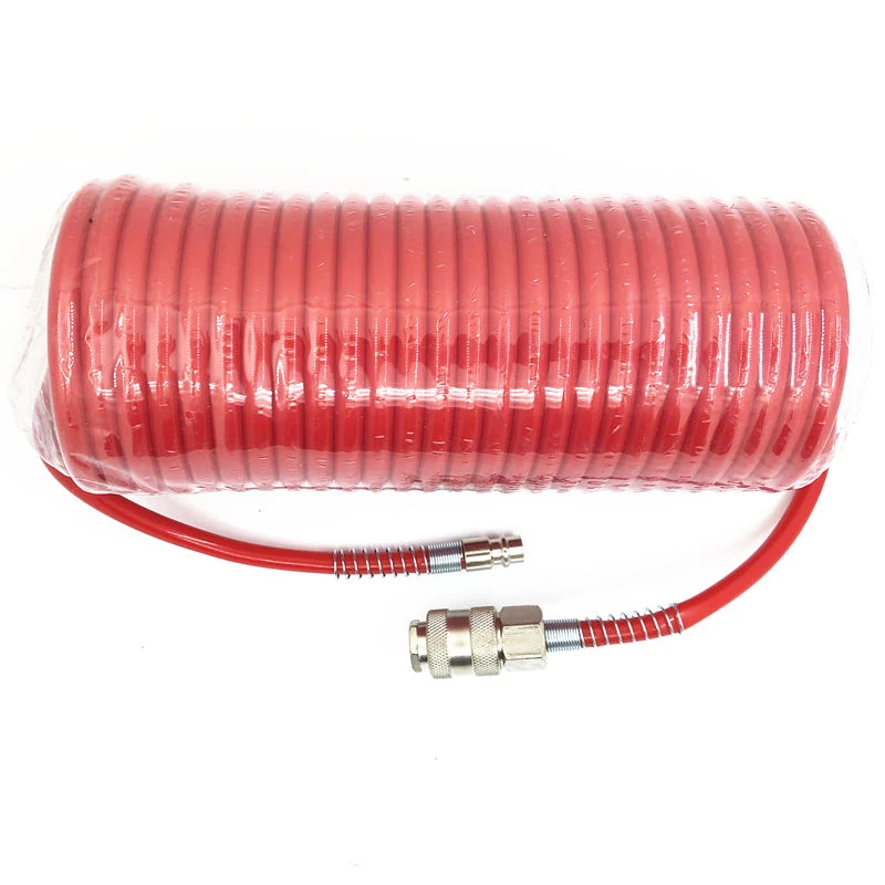 Telescopic PE Hose 7.5M Pneumatic Air Hose Tube Air Compressor Toll with European Style EU Male and Female Quick Connector