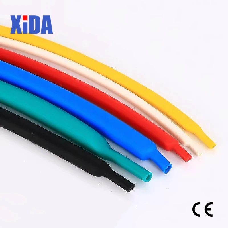 1Meter 2:1 Clear Heat Shrink Tube Transparent 22mm 25mm 30mm 35mm 40mm 50mm 60mm Thin Heatshrink Tubing Wrap Sleeving Wire Kits