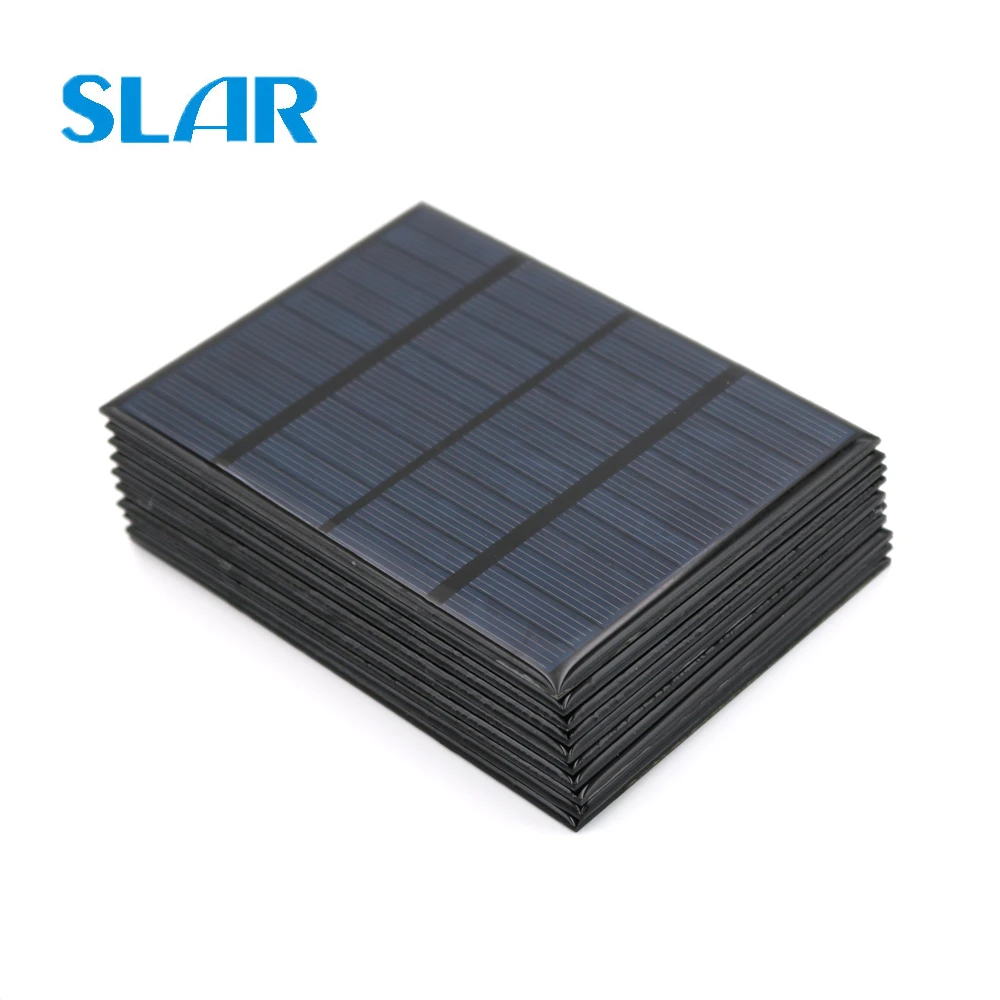 12V 125mA 1.5W Solar panel Mini Solar Battery Cell Phone Charger Portable DIY Epoxy Polycrystalline Silicon Solar Cell