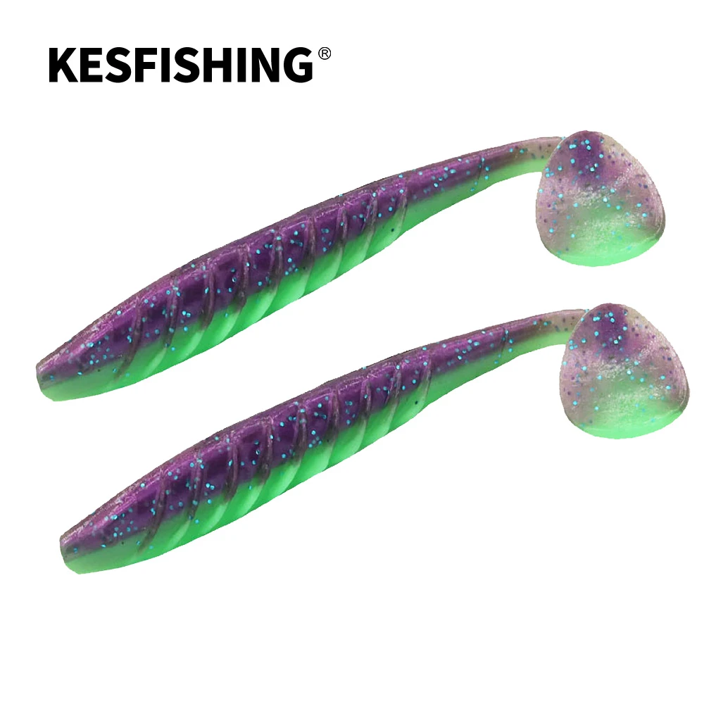 KESFISHING Fishing Lures New Soft Bait Shad Ripple Shad 100mm 4.7g 125mm 9g  Artificial Lures Silicone Fishing Lure Trout