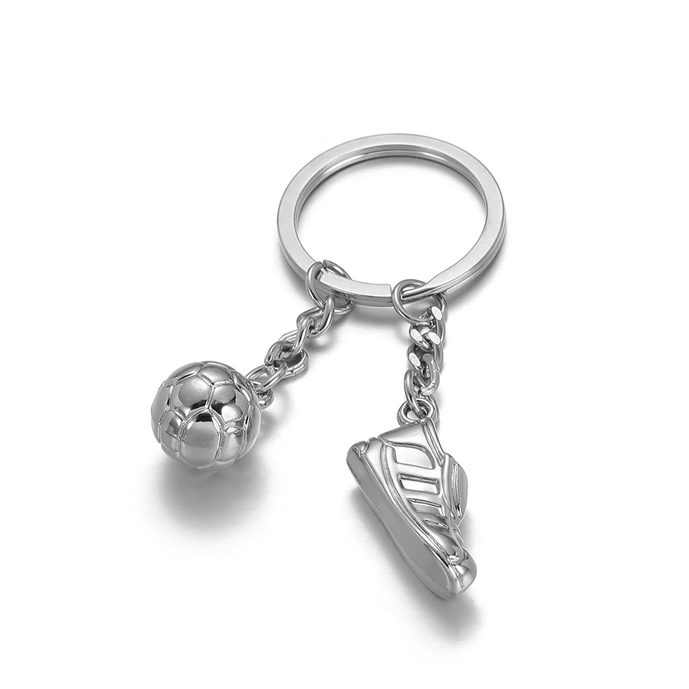 1Pc Creative Football Accessories Keyring Keychain Soccer Fans Key Chains Keyfob Key Rings Charms for Boys Men Gifts Jewelry