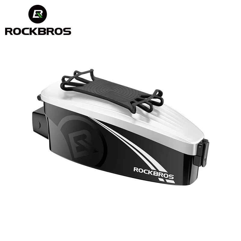 ROCKBROS Bicycle Bag Raincover Bike Phone Holder Bag Waterproof Bicycle Basket 4-6.5' Front Phone Bag Moto Bicycle Accessories