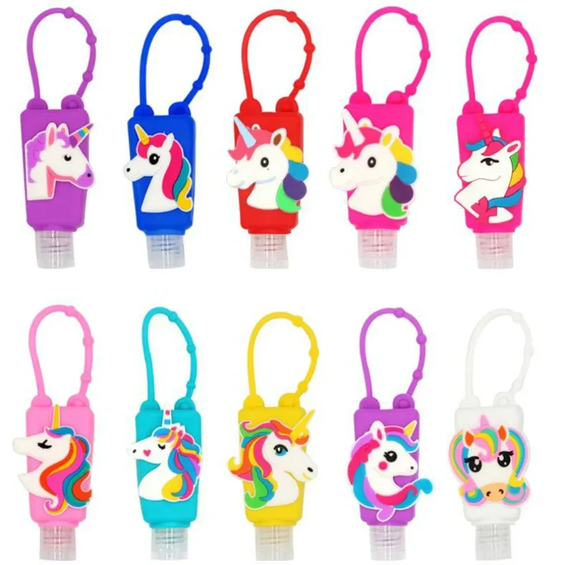 10/5ps Flamingo Memaid Unicorn Hand Sanitizer/perfume Bottle Baby Shower Birthday Party Decorations Kids Gift Jungle Party Decor