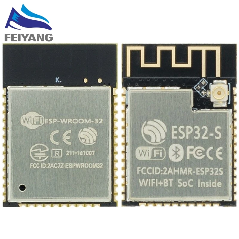 ESP32 ESP-32 Wireless Module ESP32-S ESP-WROOM-32 ESP-32S with 32 Mbits PSRAM IPEX/PCB Antenna with 4MB FLASH