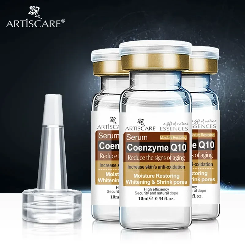 ARTISCARE Coenzyme Q10 Serum anti aging whitening and minimize pores essence tighten and flabby skin Best Skin Care cream 3Pcs