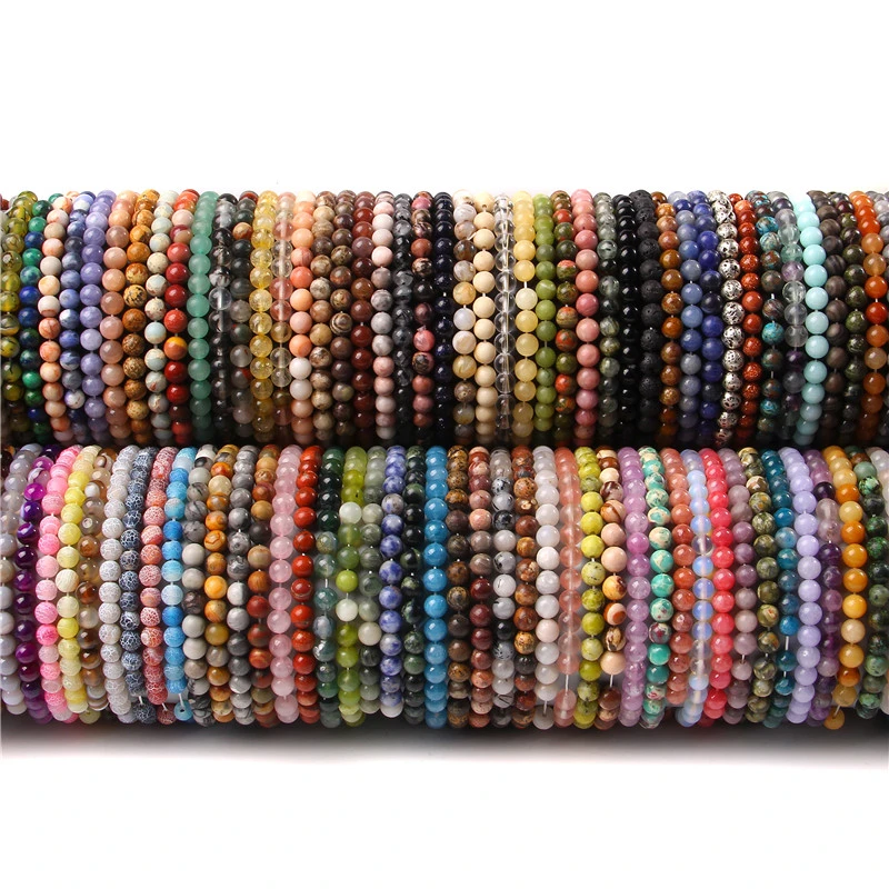 Wholesale Natural Stone Beads Bracelets 6 mm Labradorite Tiger Eye Stone Charm Bracelets For Women Jewelry Men Luxury Pulsera