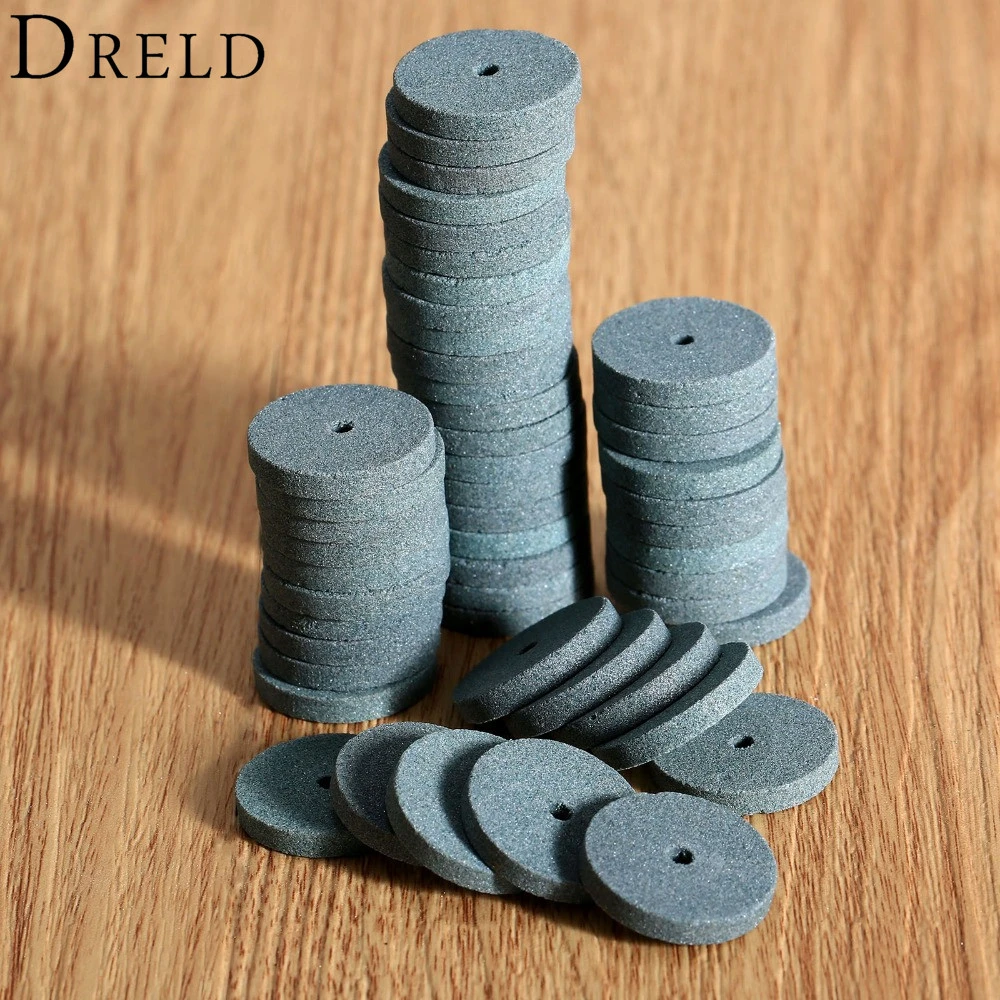 20PCS 20mm Mini Drill Grinding Wheel/Buffing Wheel Polishing Pad Dremel Accessories Abrasive Disc For Bench Grinder Rotary Tool