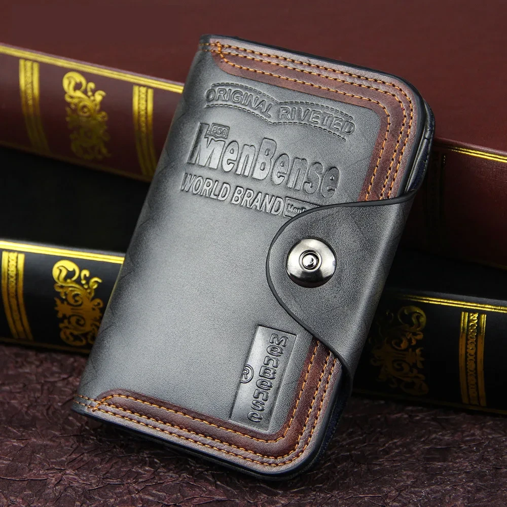 men's wallet magnetic snap clutch bag male wallet leather genuine Compartment portfel carteira purse men famous brand luxu 2021