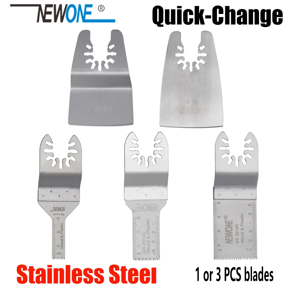 NEWONE quick release SS Fixed scraper Oscillating MultiTool   fit for Dermel,AEG,Fein and most brands of multi-tool
