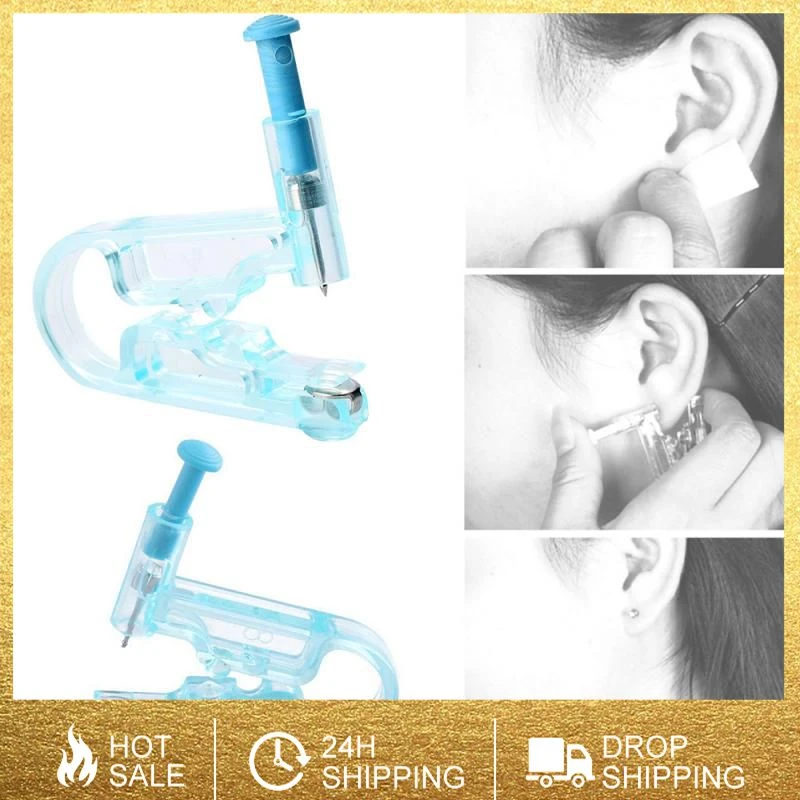 1PC Disposable Sterile Ear Piercing Unit Healthy Safety Unit Ear Studs Piercing Gun Tool Painless