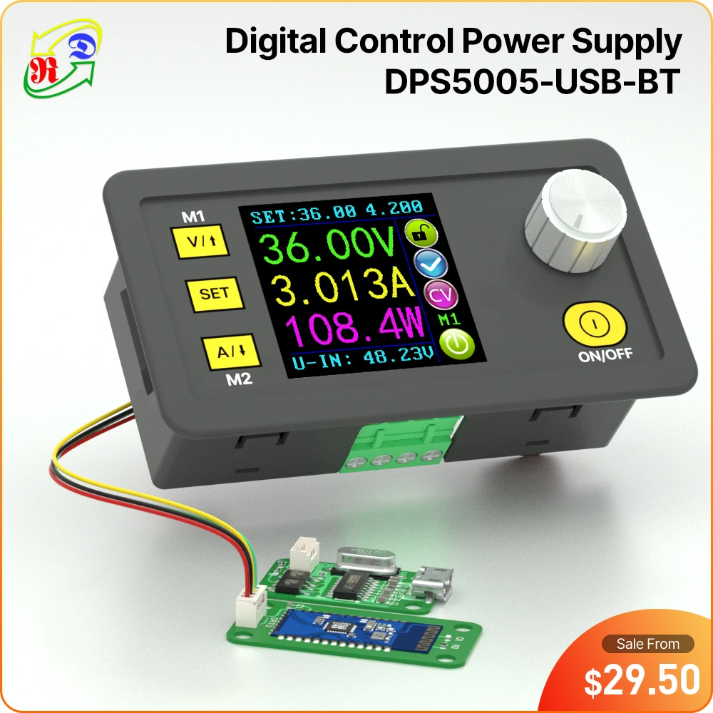 RD DPS5005 Communication Constant DC - DC Voltage current Step-down Power Supply module buck Voltage converter voltmeter 50V 5A