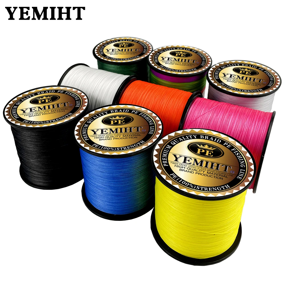 NEW 500M 4 Strands 10-120LB PE Braided Fishing Wire Multifilament Super Strong Fishing Line Japan Multicolo