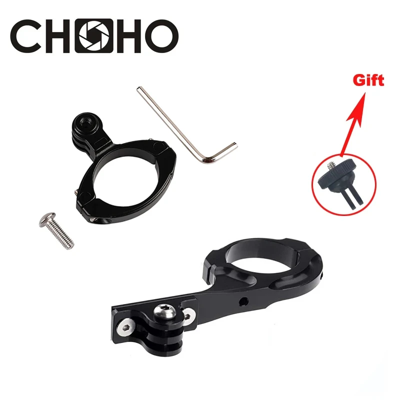 Bike Handlebar Mount  Bicycle Motorcycle CNC Aluminum Holder for Gopro Hero 9 8 10 SJCAM Xiaoyi 4K SJ5000 Accessories