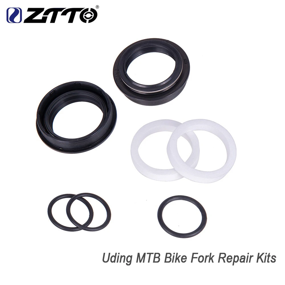 ZTTO Uding Fork Repair Kits Air Piston /Top Cap O-ring Wiper Seal Dust Oil seal Foam Washer 30mm 32mm MTB Bicycle Fork xcr Parts