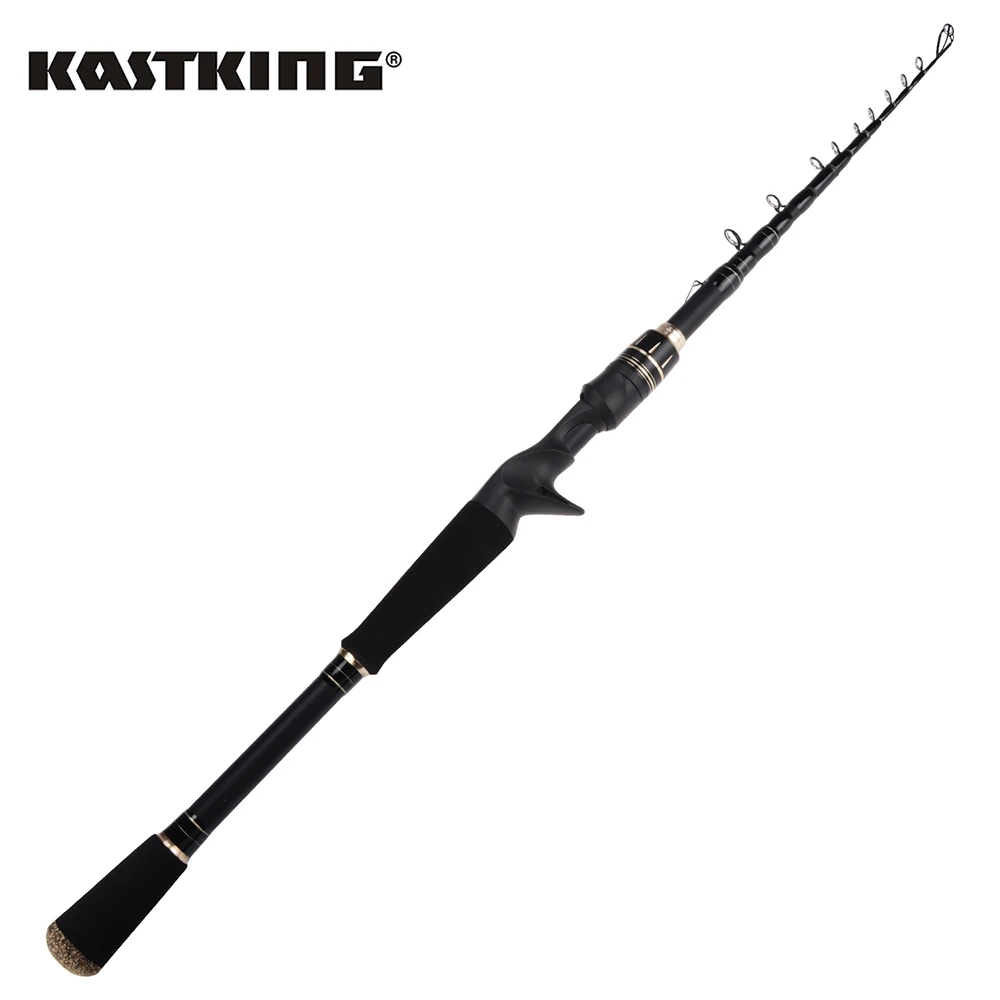 KastKing Blackhawk II Carbon Spinning Casting Rod M, MH Power Ultralight Telescopic Fishing Rod 2.03m, 2.16m , 2.21m , 2.28m