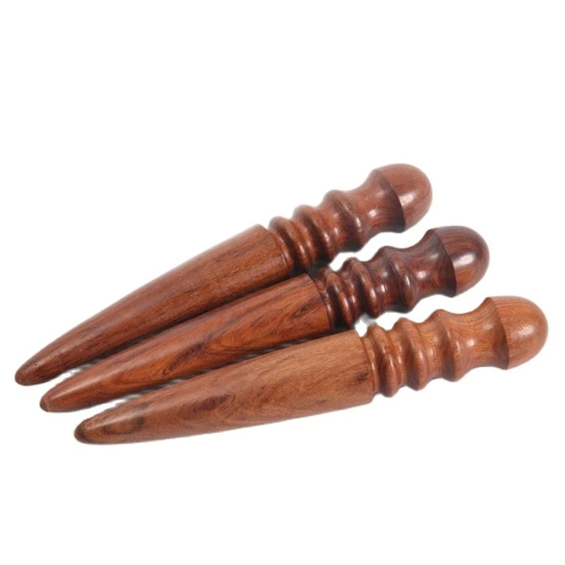 1PS DIY  Leather Tools Leathercraft Edge Trimmer Polishing Tool Milling Leather  Multifunction Round sandalwood Stick