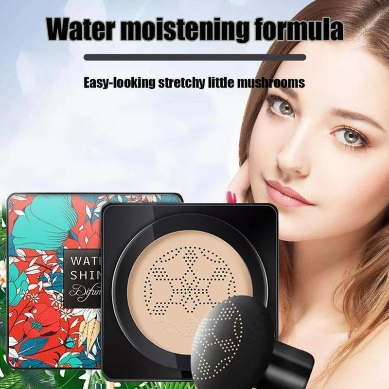 Avocado BB Cream Air Cushion Face Foundation Mushroom Head Concealer Whitening Base Makeup Cosmetic Waterproof Brighten 2021 New