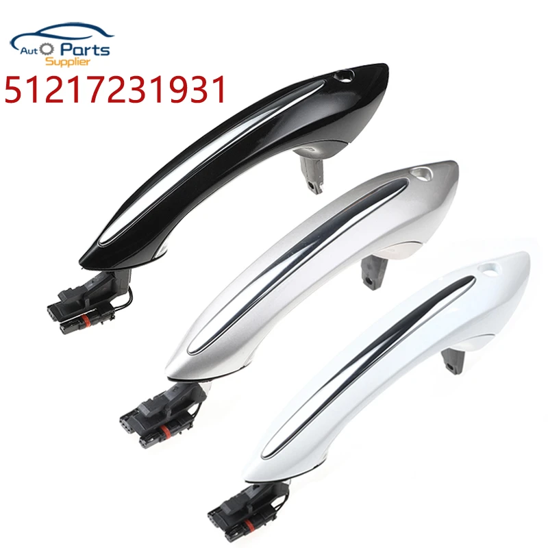 New Black Color For BMW F07 F10 F06 F11 F01 F03 F04  front, rear, left, right DOOR HANDLE Keyless Go 51217231931 51217231932