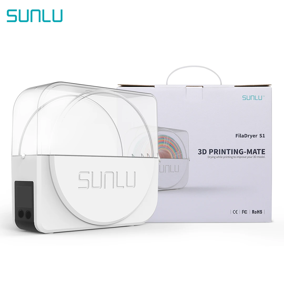 SUNLU 3D Filament Drying Box Filaments Storage Holder Keeping Filament Dry Sublimation 3D Printer Filament Storage Box Holder