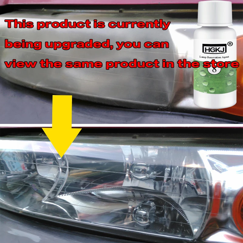 20ml HGKJ Auto Car Accessories polishing headlight agent bright white headlight repair lamp Cleaning Window Glass Cleaner