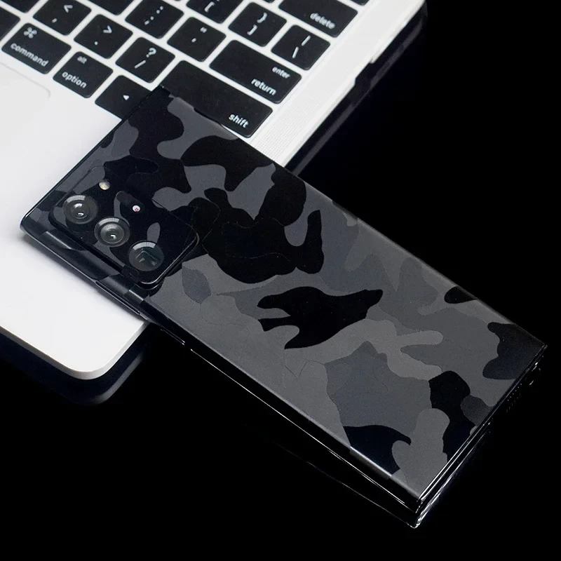 3D Camo Crocodile Snake Wrap Skin Phone Back Paste Sticker For SAMSUNG Galaxy Note 20 Ultra S21 S20 Plus S10 5G S10e S9 Note 10+