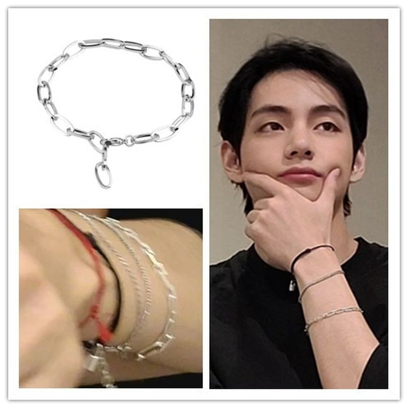 Kpop Bangtan Boys Bracelets V Same Bracelet Lovers Festival Gift Simple Couple Bracelet Accessories for Men and Women Wholesale