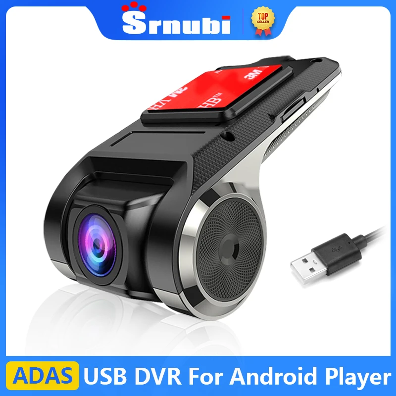 Srnubi For Car DVD Android Player Navigation Full HD Car DVR USB ADAS Dash Cam Head Unit Auto Audio Voice Alarm LDWS G-Shock
