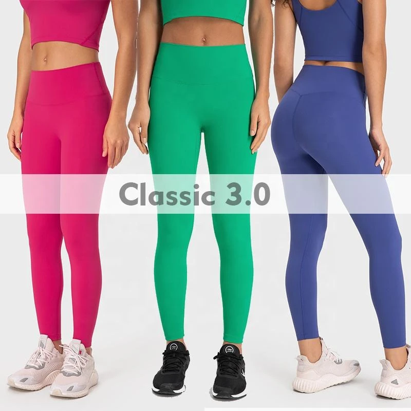 SHINBENE CLASSIC 3.0 Buttery-Soft Bare Workout Gym Yoga Pants Women Squat Proof High Waist Fitness Tights Sport Leggings 25