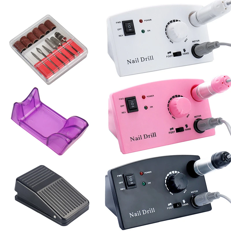 35000RPM Electric Nail Drill Machine Manicure Drill Machine Pedicure Drill Professional Nail Drill Machine Salon Nail Drill File