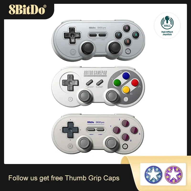 8BitDo SF30 Pro SN30 Pro Wireless Bluetooth Gamepad Controller with Joystick for Windows Android macOS Nintendo Switch Steam