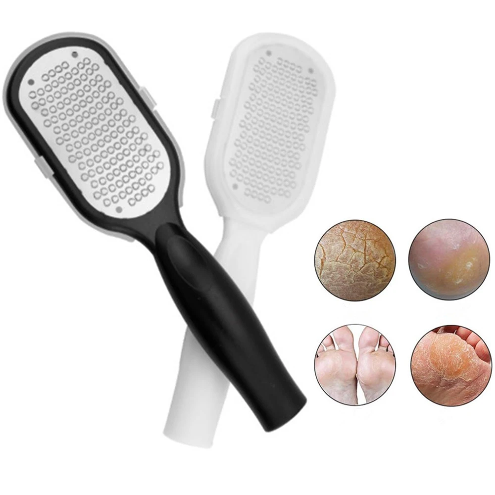 Pedicure Foot File Rasp Callus Stainles Steel Foot Scraper Hard Dead Skin Remover Colossal Foot Grater Scrubber For Wet Dry Foot