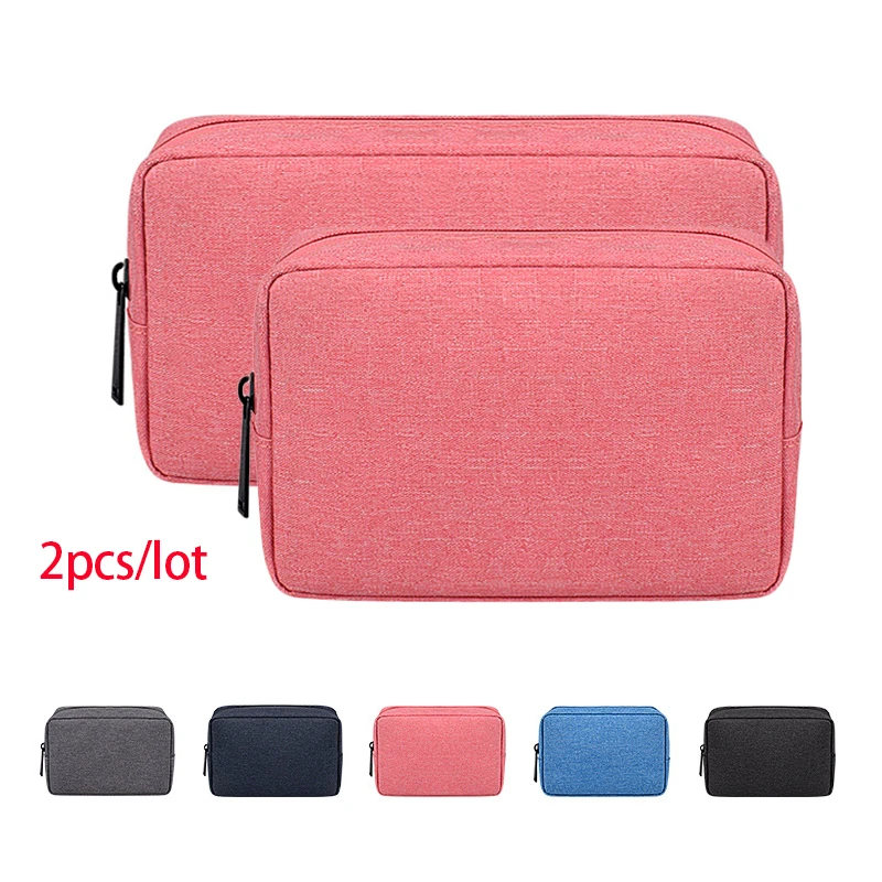 Waterproof Travel Storage Bag Portable Electronics Digital USB Earphone Charger Data Cable Organizer Cosmetic Pouch Case