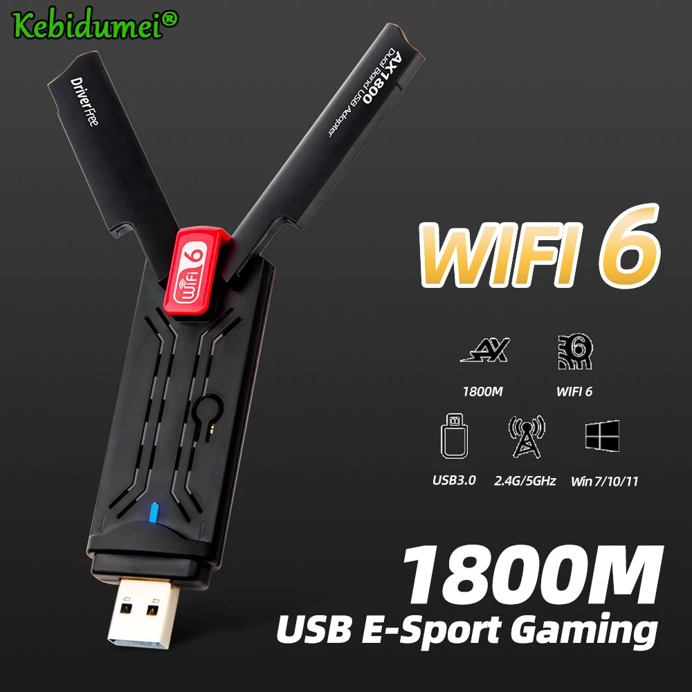 USB 3.0 1200Mbps Wifi Adapter Dual Band 5GHz 2.4Ghz 802.11AC RTL8812BU Wifi Antenna Dongle Network Card For Laptop Desktop
