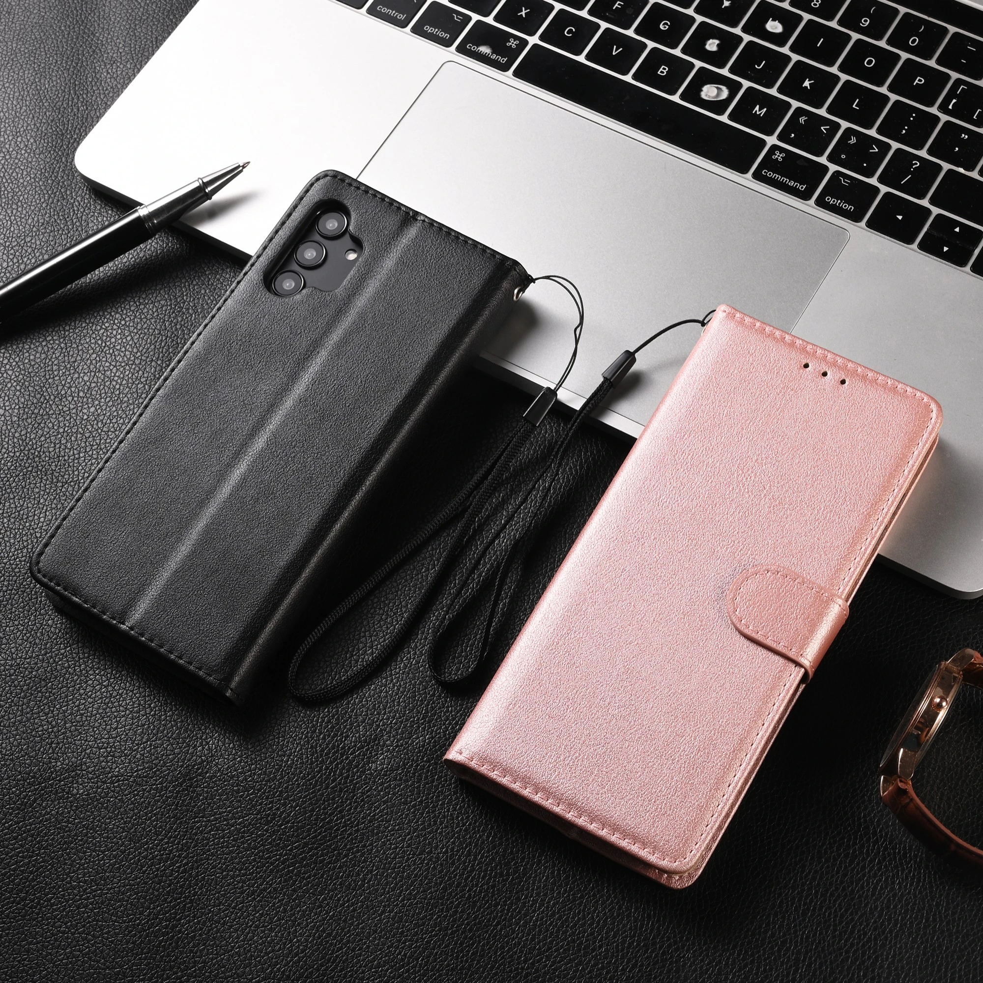 Leather Case For Samsung Galaxy A02S A51 A10 A21S A20S A20E A12 A40 A50 A71 A70 A3 A5 A6 A7 A8 Protect Cover Flip Wallet Funda