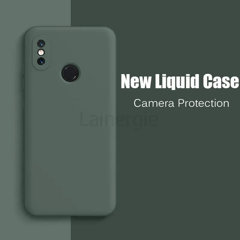 For Xiaomi Mi 8 Case New Liquid Silicone Soft Matte Camera Protection Cover For Mi 8 SE Mi8SE Mi 8 Lite Phone Case