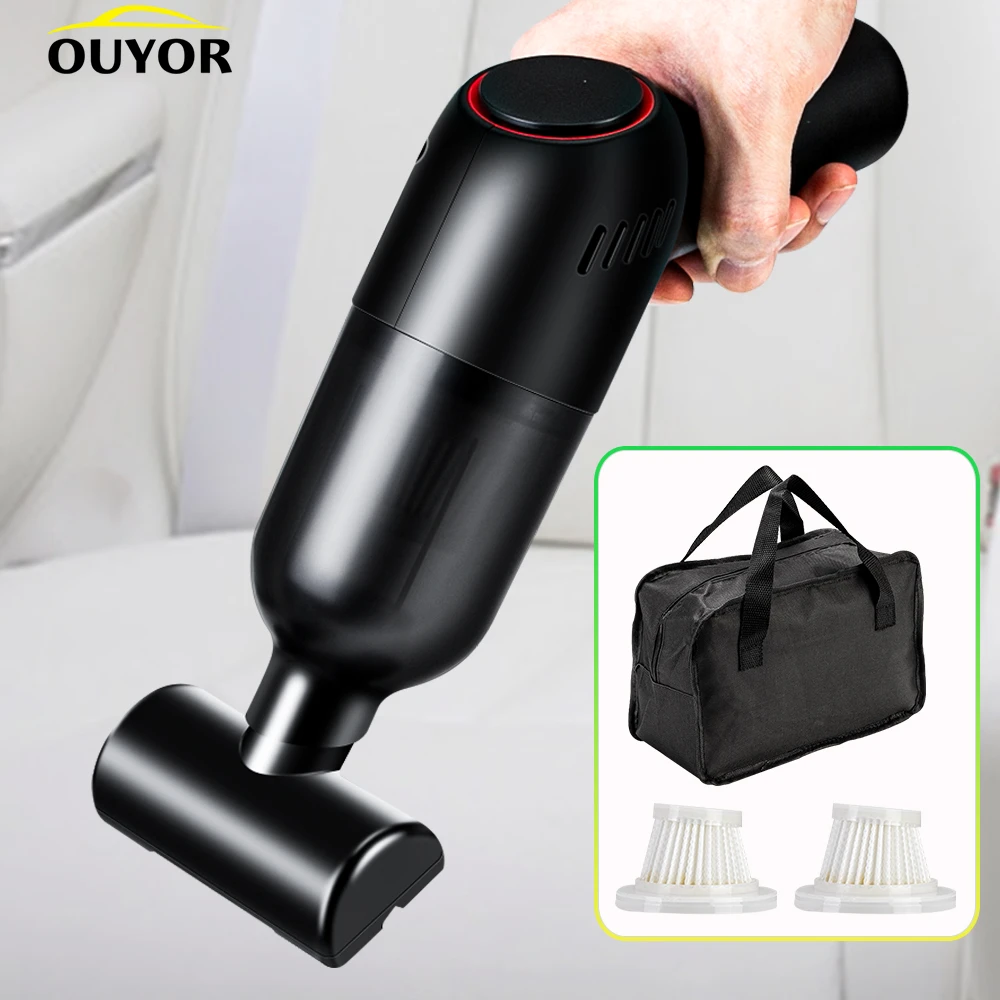 Cordless Vacuum Cleaner For Car Mini USB Charging Cyclone Suction Cleaners Portable Handheld Home Desk Wireless Vacuum Cleaner