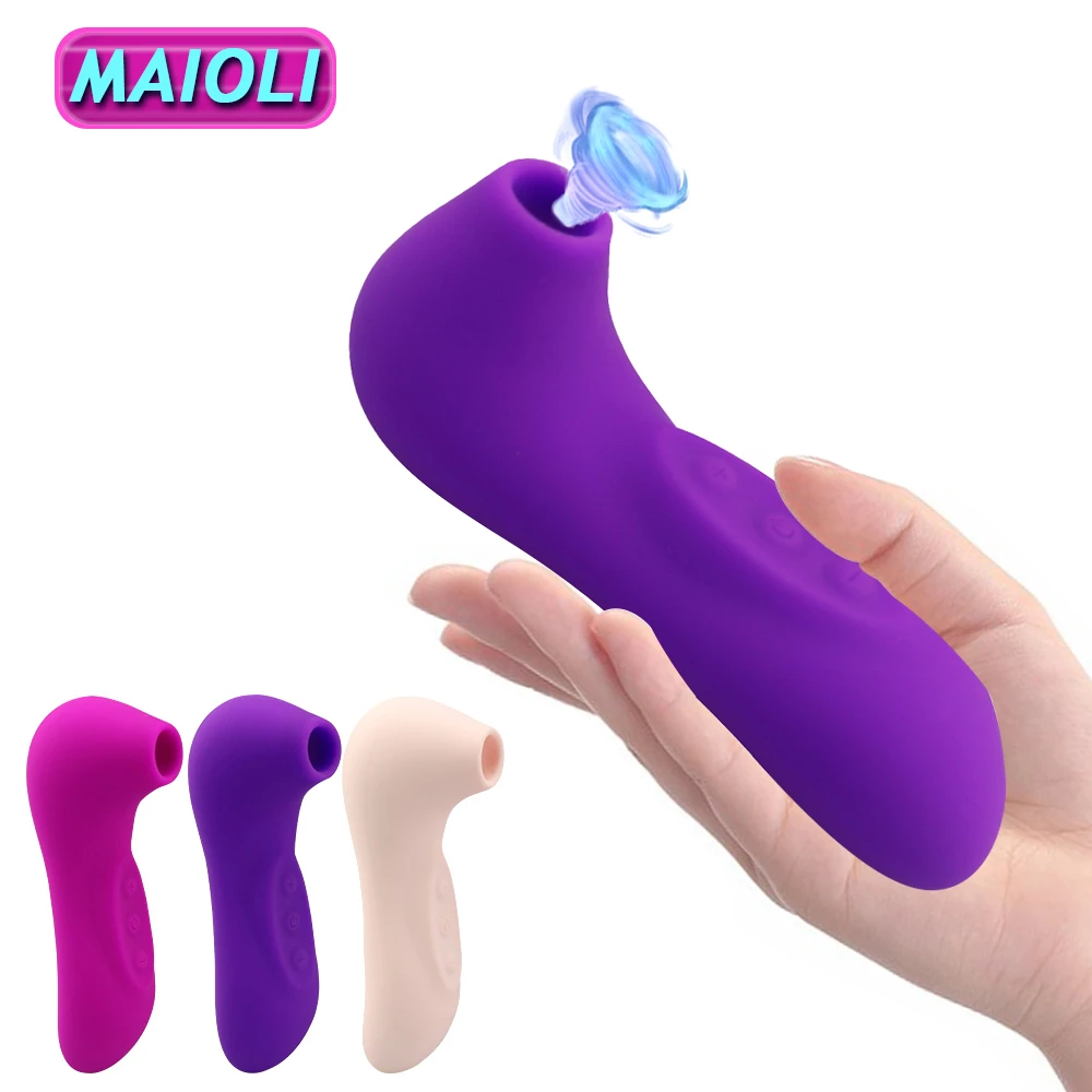 Clit Sucker Vibrator Blowjob Tongue Licking G Spot Massage Clitoris Stimulator Nipple Sucking Erotic Sex Toys for Women Sexo