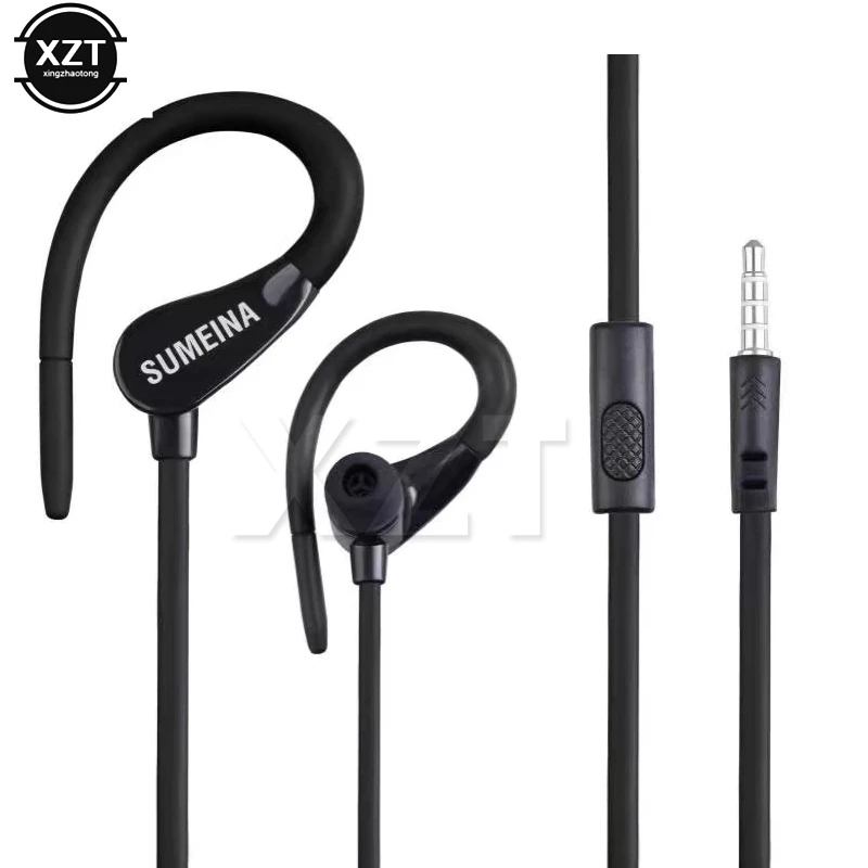 Newest Fashion SMN-11 Earphone Headphones 3.5mm Stereo Earhook Bass Sound Headset for Running Sport for Android Phone Laptop PC