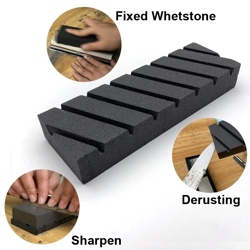 Sharpening Stone Knife Sharpener Grit 240-8000|# Correction Whetstone Angle guide Sharpeners stone Grinding Knife Bamboo base