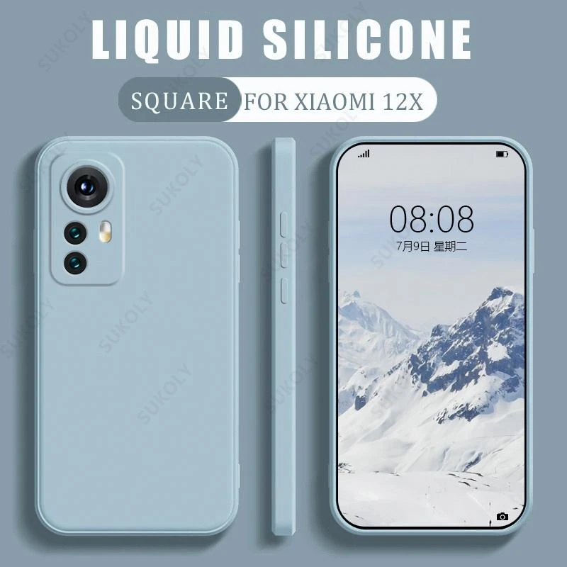 Liquid Silicone Case For Xiaomi Mi Poco X3 Pro F3 Note 10 Pro 9 SE 9T Pro A3 Lite Redmi Note 11 10 9S 8 Pro 7 9T 8T 7 8A Cover