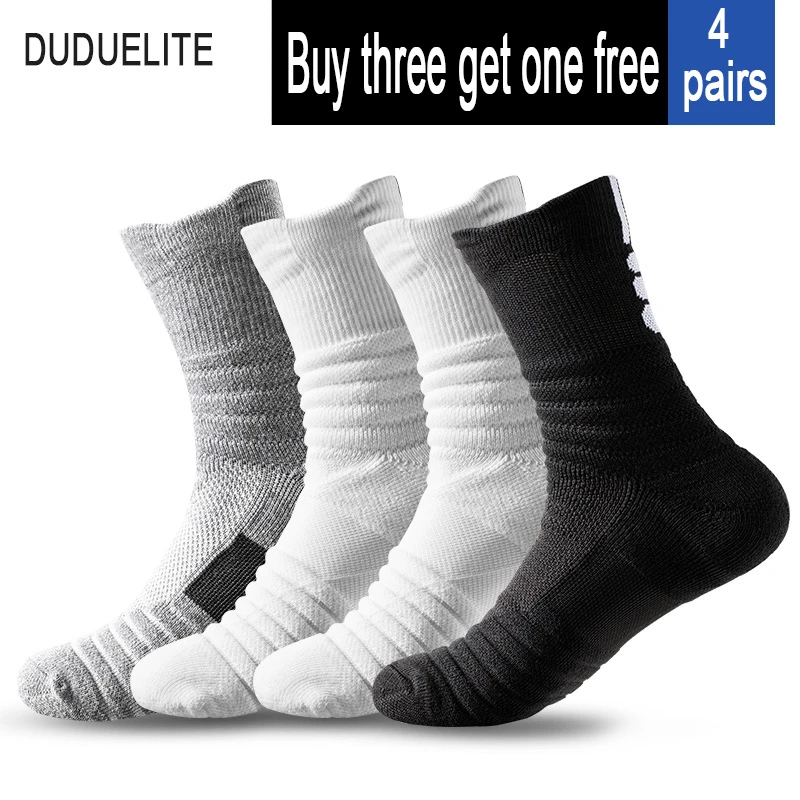 Professional Basketball Socks Elite Socks Tube Thick Towel Socks Non-slip Sweat-absorbent Training Sports Socks Men Women