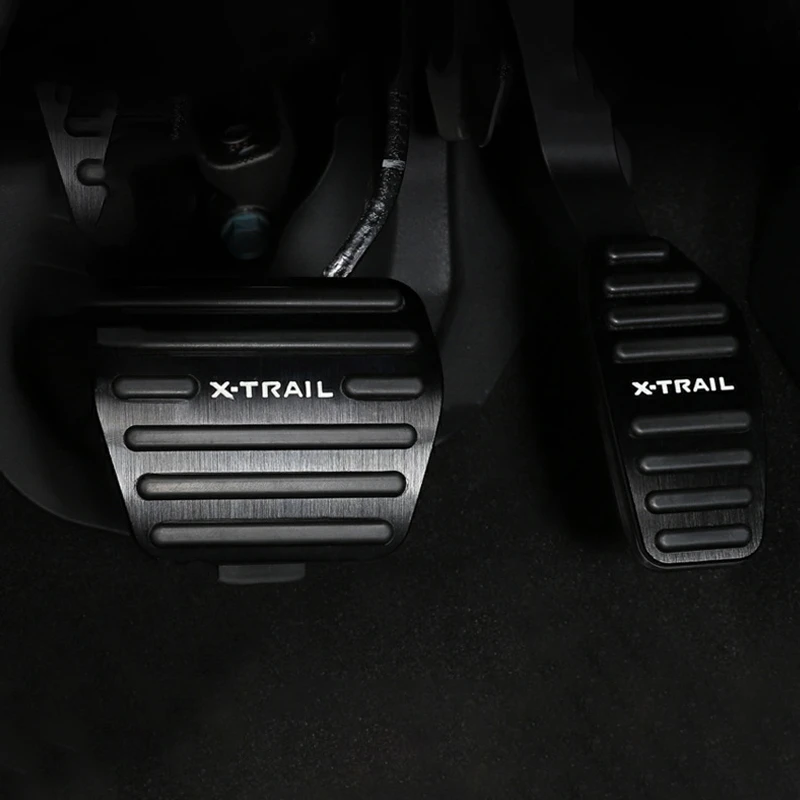 Aluminum Car Pedals Foot Pads Fuel Accelerator Brake Clucth Pedal Covers For Nissan X-Trail X Trail T32 2014-2019 Accessories