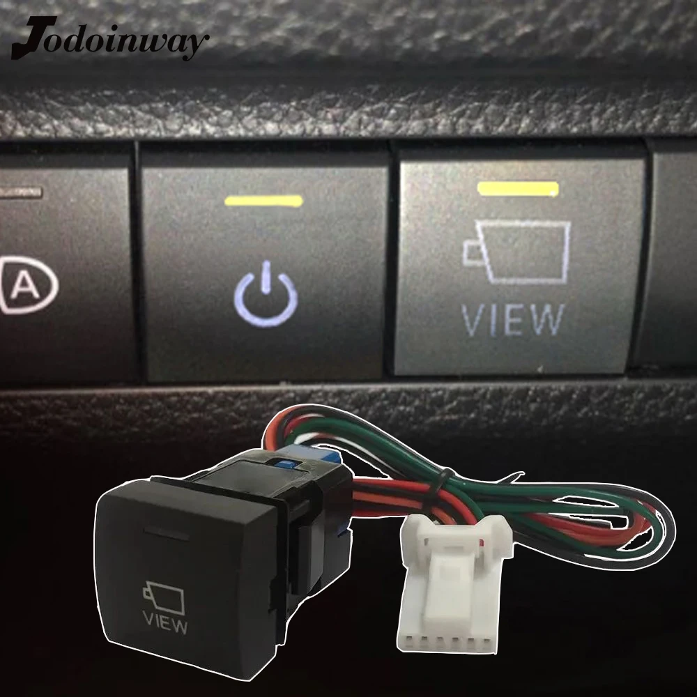 LED Car Camera View Button Instrument Control dashboard Switch Accessories For Toyota Camry xv70 2018 Avalon Rav4 2020 prado 150