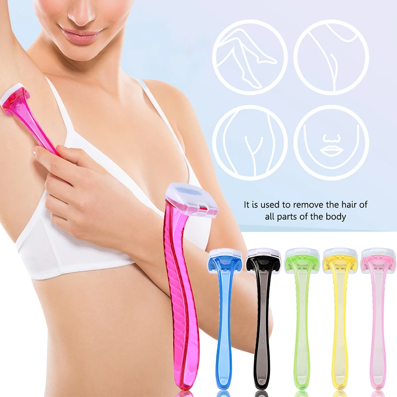 3PCS Lady Bikini Razor Shaver Private Body Trimmer Ideal For Bathrooms Disposable Travel Safety Shaving Hair Remover