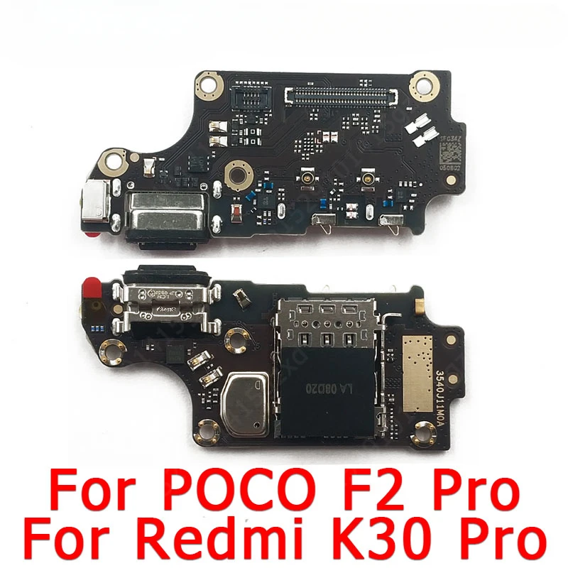 Original usb charge board for xiaomi redmi K30 Pro dock connector flex replacement spare parts charging port for Mi Poco F2 Pro