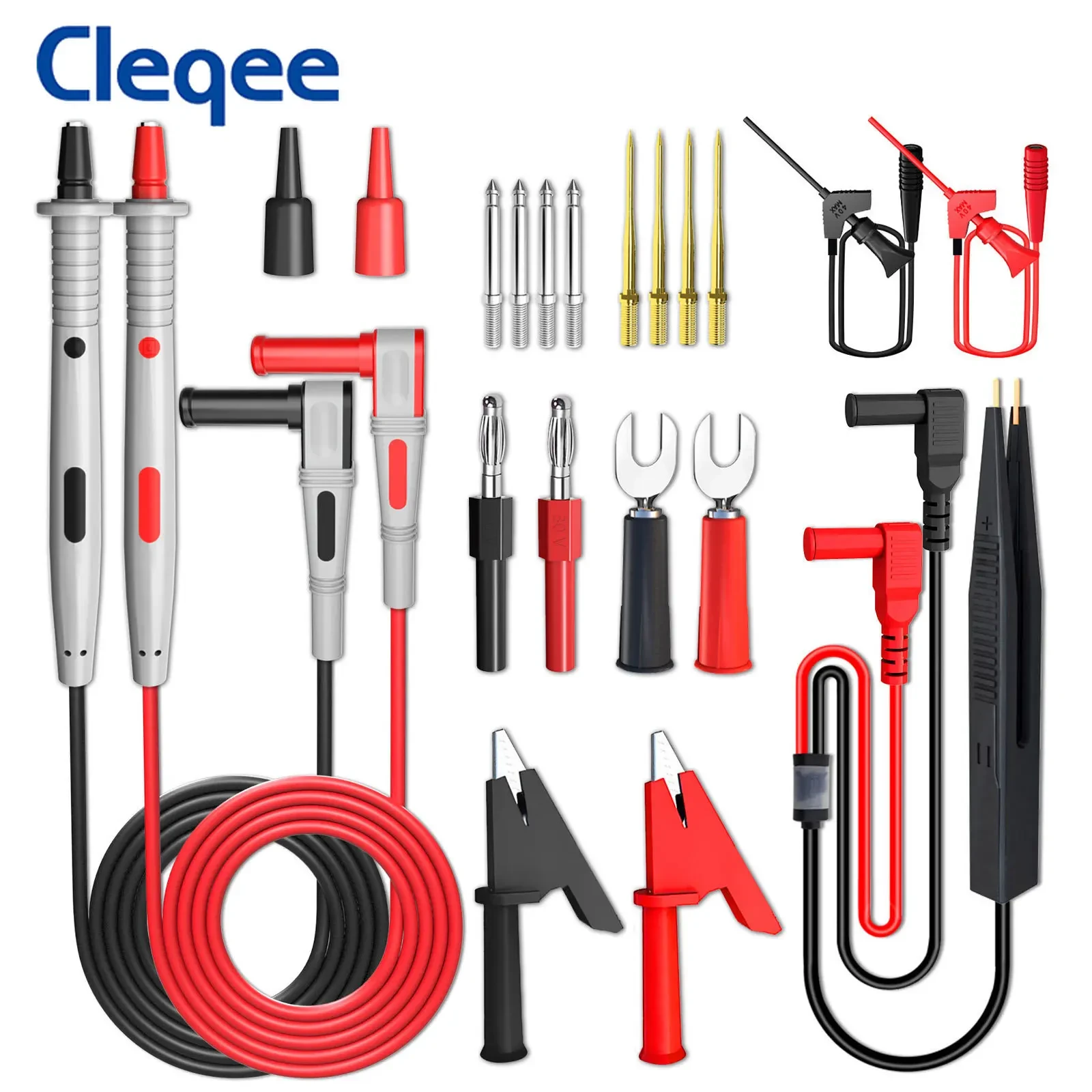 Cleqee P1503E Multimeter probes replaceable needles test leads kits probes for digital multimeter cable feeler for multimeter