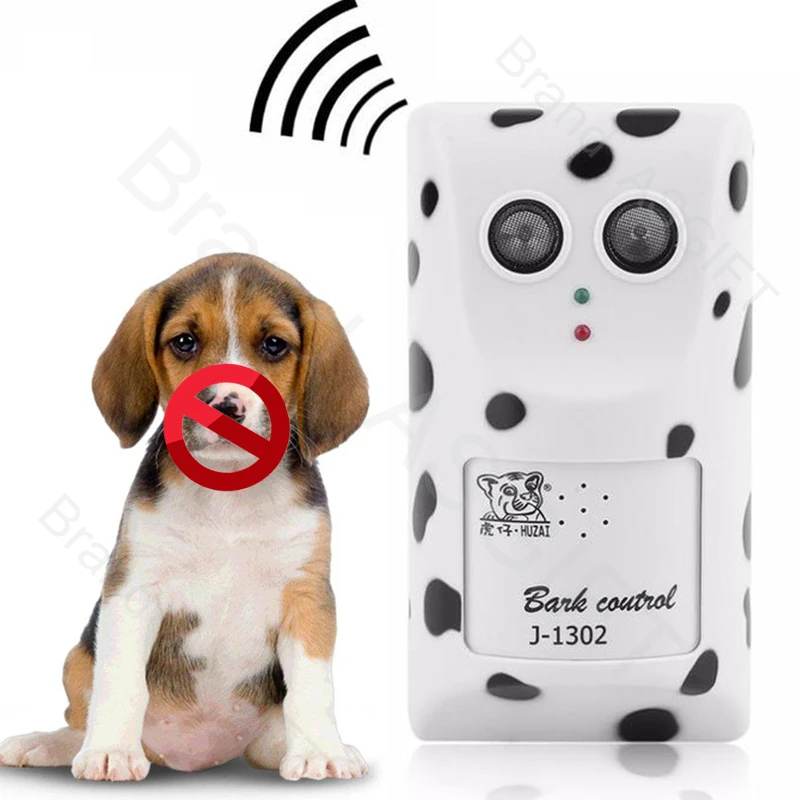 Dog Anti Bark Training Device Ultrasonic Dog Repeller Trainer Training Equipment Dog Anit Barking Training Clicker Pet Supplies