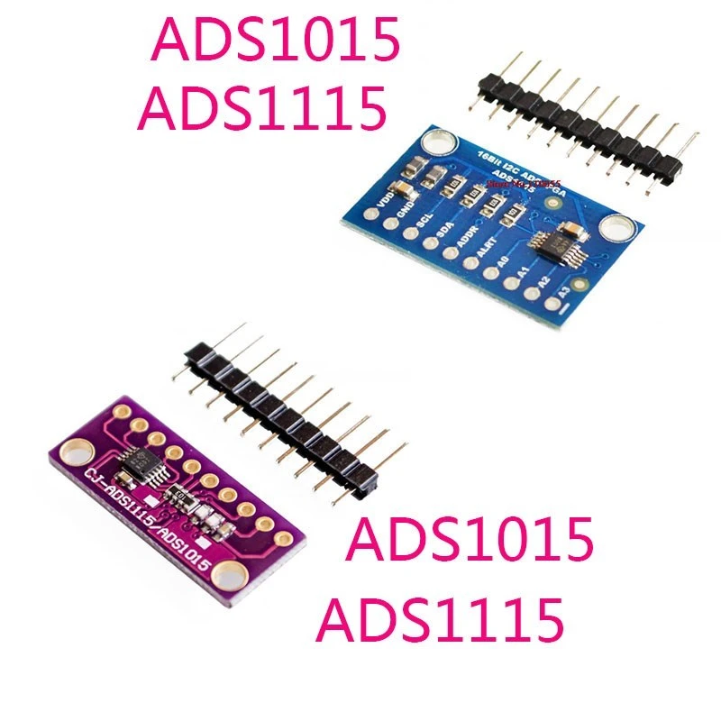 【SIMPLE ROBOT】16 Bit I2C ADS1115 ADS1015 Module ADC 4 channel with Pro Gain Amplifier RPi