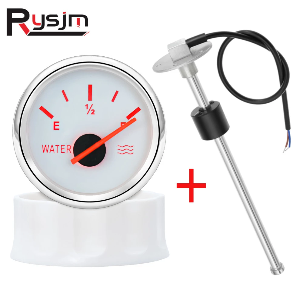 Water Level Sensor 100mm 125mm 150mm  225mm 275mm 0-190ohm Water Level Gauge with Sensors Fuel Sender Unit For Car Boat 12V/24V