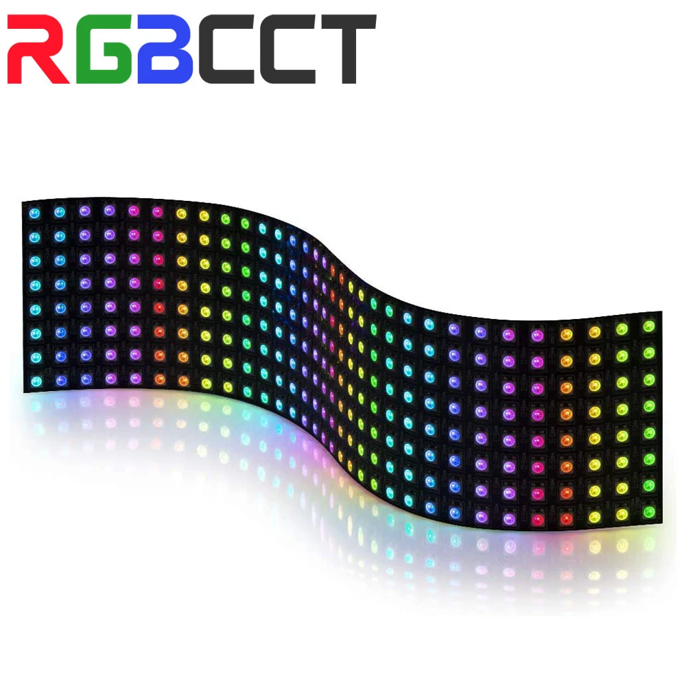 WS2812B RGB Flexible Pixel Led Module Panel 8x8/16x16/8x32 Matrix Screen WS2811 WS2812 IC Individually Addressable DC5V